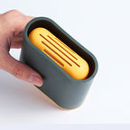 Flexible Silicone Toilet Brush with Holder – Reaches Deep into the Bowl – Image 2