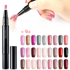 Gel Nail Art Pens with Fine Tip – Full Coverage in One Stroke – Image 1