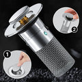 Stainless Steel Drain Stopper – Doubles as a Hair Catcher – Image 1