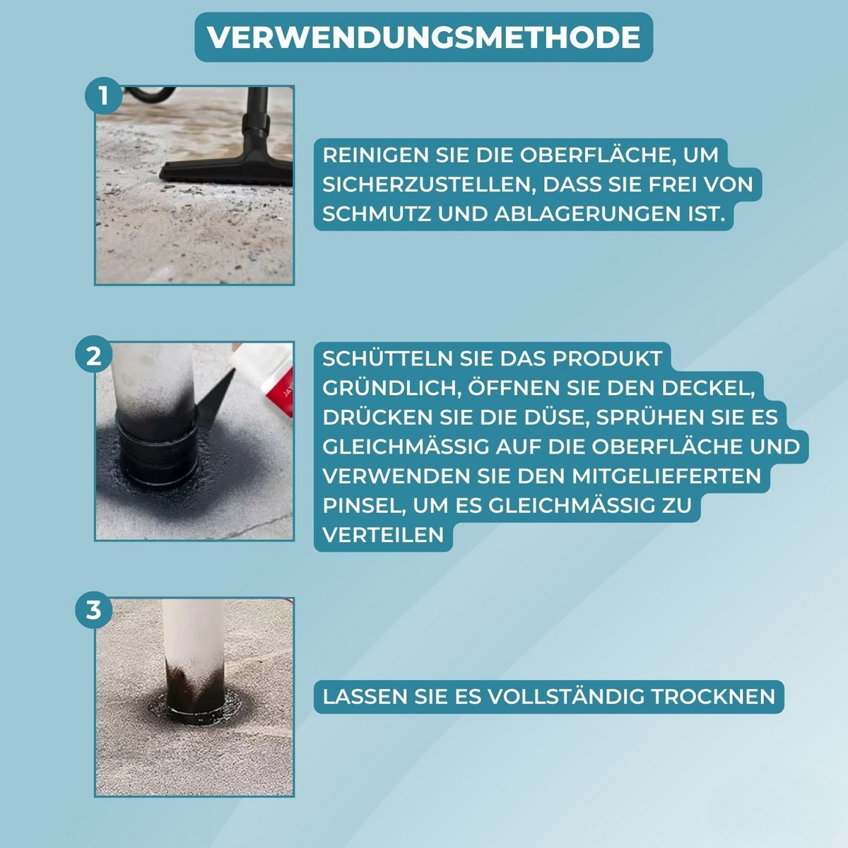 Dichtungsspray transparent – versiegelt Risse und feine Lecks – Bild 5