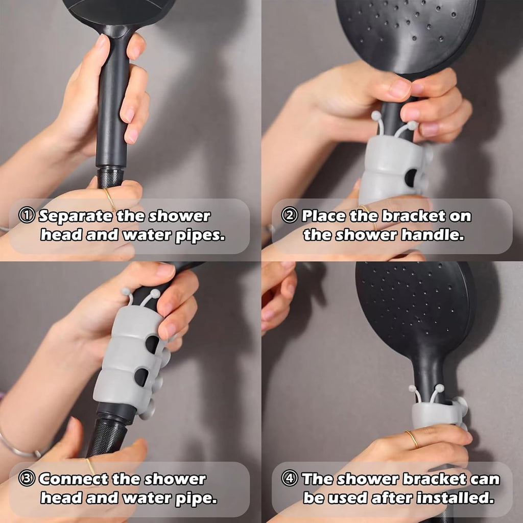 Brausehalter mit Saugnapf – Höhe frei wählbar, ohne Bohren – Bild 6