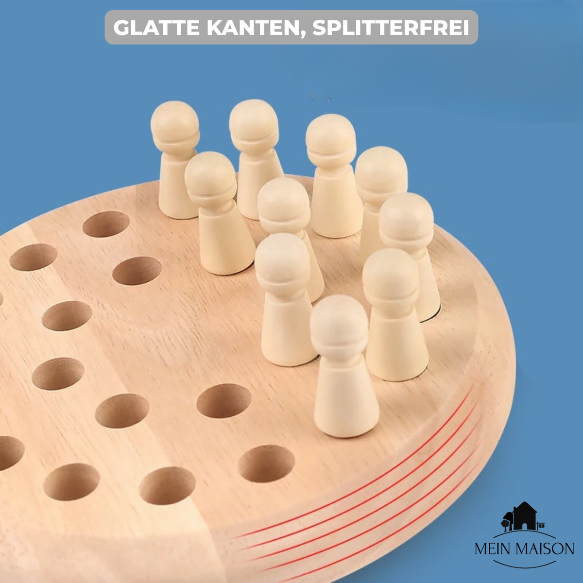 Gedächtnisspiel aus Holz – für Kinder ab drei Jahren – Bild 1