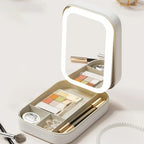Makeup Case with Lighted Mirror – Three Light Colors – Image 3