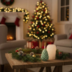 3D Christmas Candle Mold in Silicone