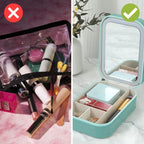 Makeup Case with Lighted Mirror – Three Light Colors – Image 4