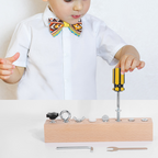 Beech Wood Lacing Toy – Four or Eight Holes – Image 6