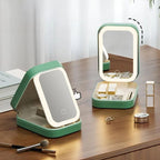 Makeup Case with Lighted Mirror – Three Light Colors – Image 5