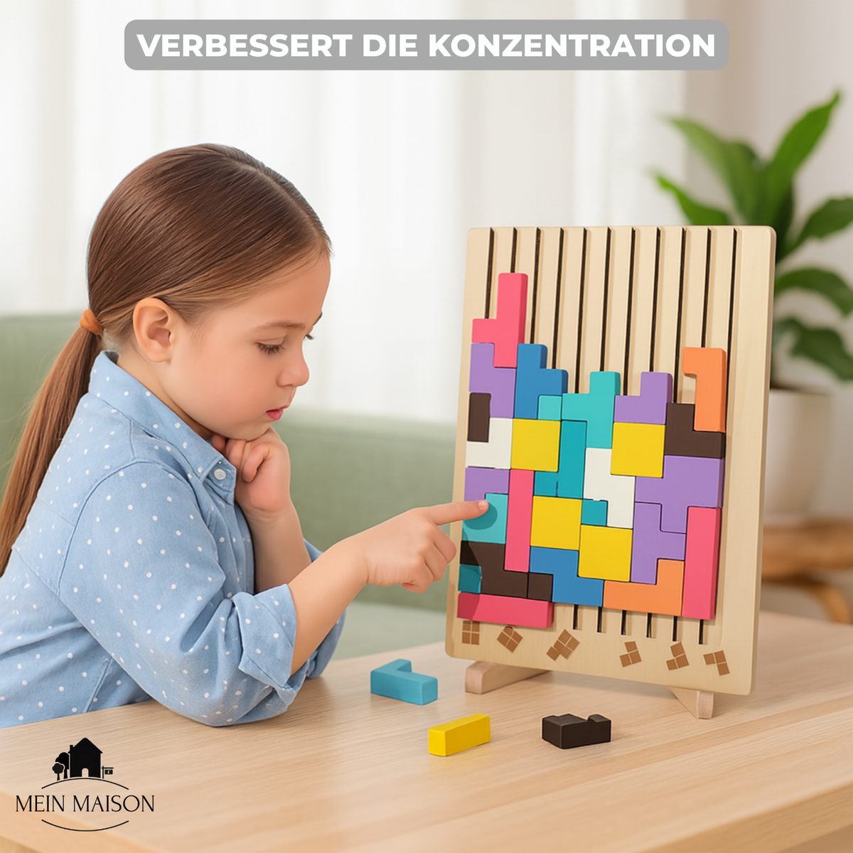 Holzspiel zum Sortieren und Legen – aus zertifiziertem Holz – Bild 5