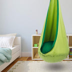 Hanging Chair in Cotton Blend – Indoor and Outdoor Seat That Frees Up the Floor – Image 12