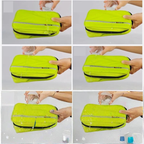 Toiletry Bag in Waterproof Nylon – Inner Pockets and Outer Pocket – Image 7