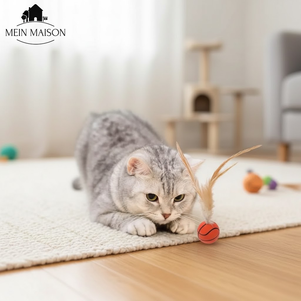 Sprungball für Katzen – rollt unberechenbar, ohne Batterien – Bild 9