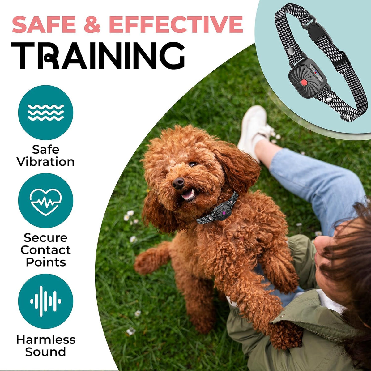 Trainingshalsband mit Ton und Vibration – ohne Stromimpuls – Bild 4