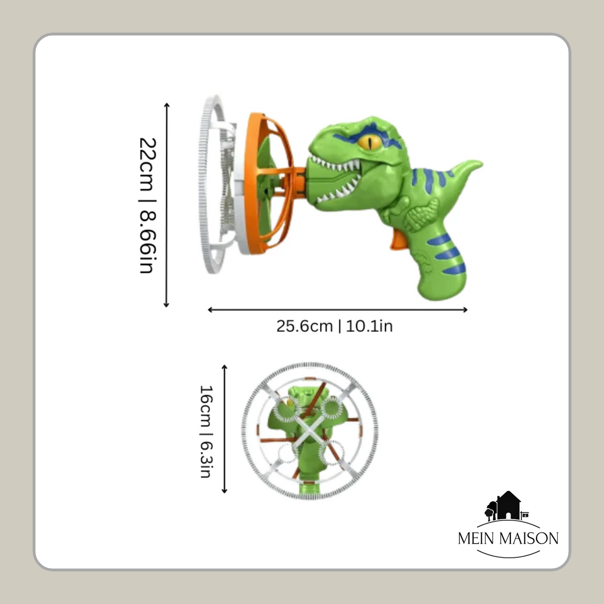 Seifenblasenmaschine in Dinoform – über tausend Blasen pro Minute – Bild 11