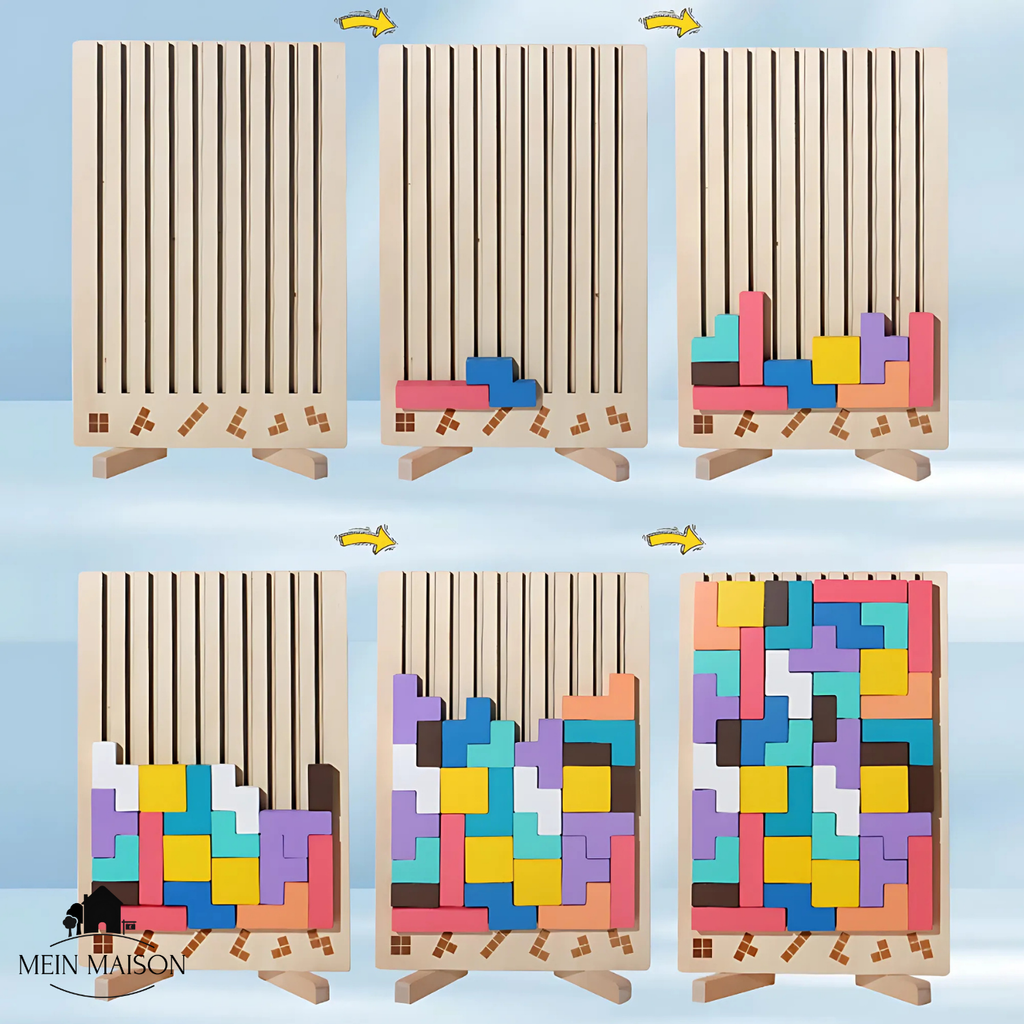 Holzspiel zum Sortieren und Legen – aus zertifiziertem Holz – Bild 8
