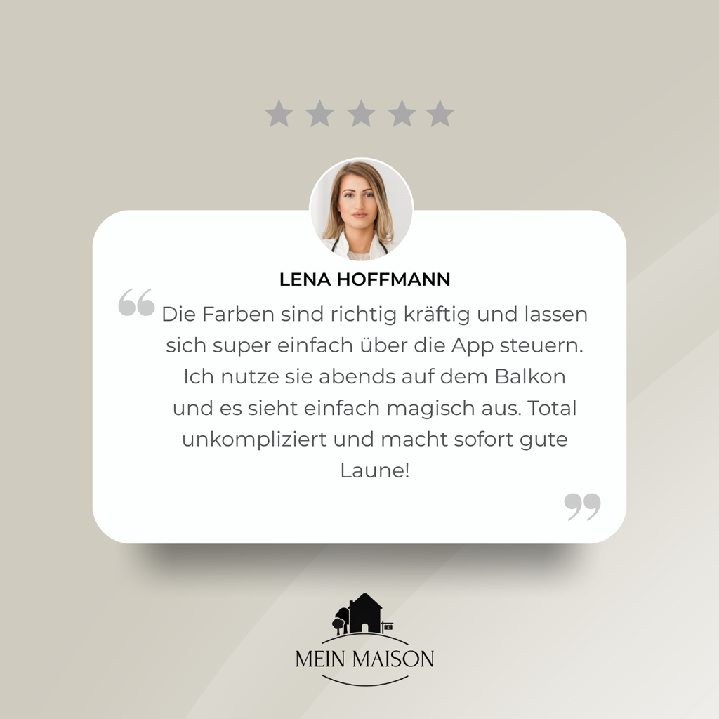 Lichtervorhang auf biegsamem Draht – für Fenster und Wand – Bild 7