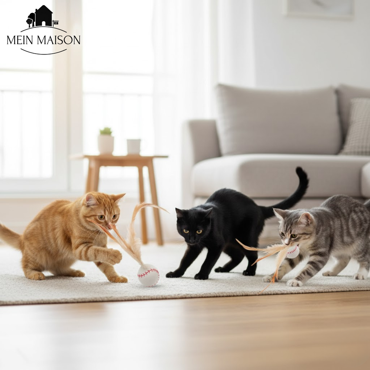 Sprungball für Katzen – rollt unberechenbar, ohne Batterien – Bild 5