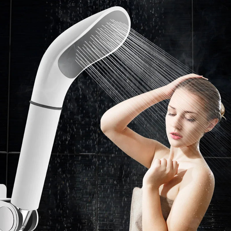 Handbrause mit feiner Düsenperforation – kräftiger Strahl, weniger Wasser – Bild 5