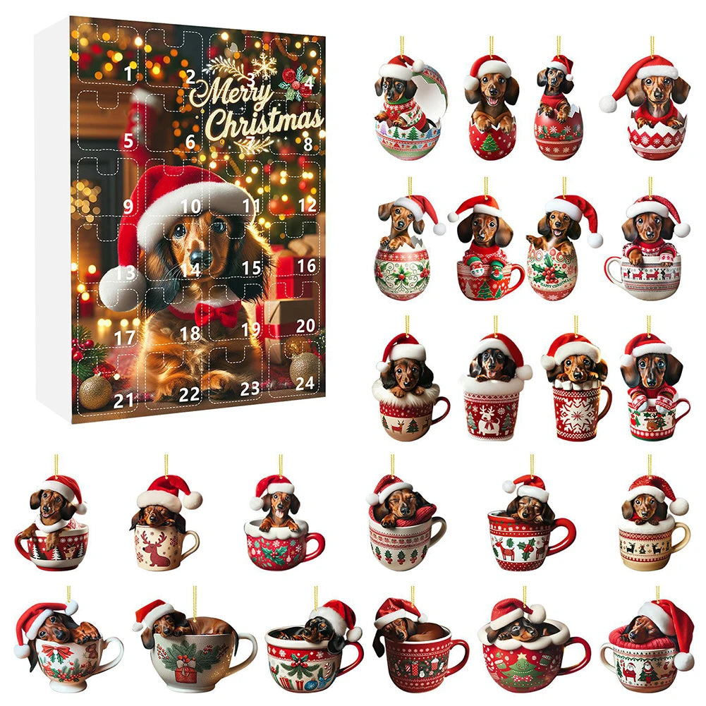 Dachshund Advent Calendar 2026 with 24 Surprises – A Holiday Countdown for Dog Lovers – Image 1