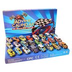 Toy Car Advent Calendar 2026 with 24 Metal Model Cars – A New Car for Each Day – Image 1