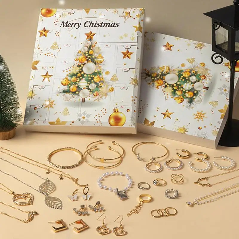 Jewelry Advent Calendar 2026 with Necklaces and Rings – Something New to Wear Each Day – Image 3