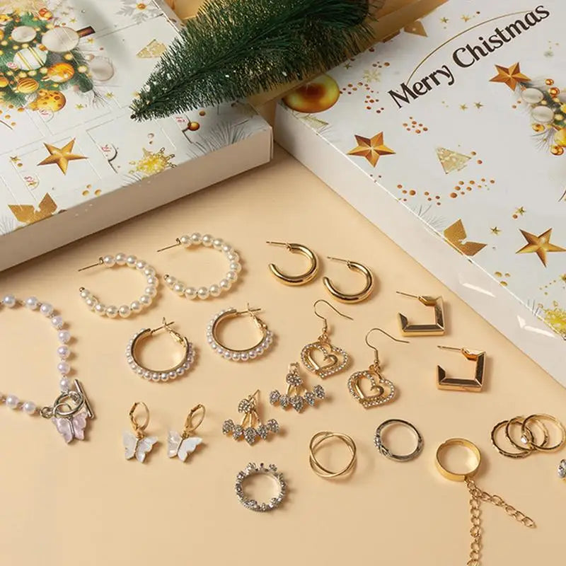 Jewelry Advent Calendar 2026 with Necklaces and Rings – Something New to Wear Each Day – Image 4