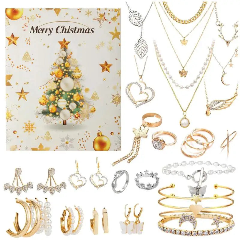 Jewelry Advent Calendar 2026 with Necklaces and Rings – Something New to Wear Each Day – Image 6