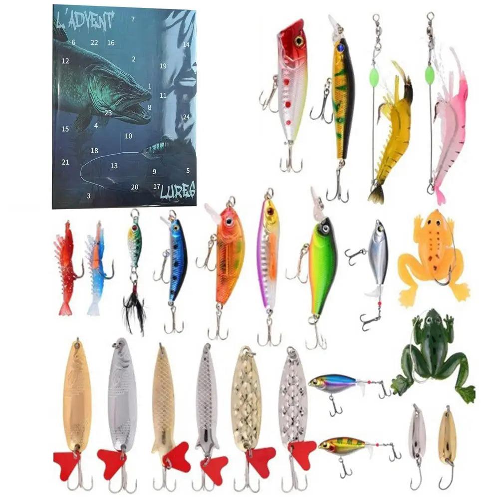 Fishing Lure Advent Calendar 2026 with 24 Baits – New Tackle for the Season Ahead – Image 1