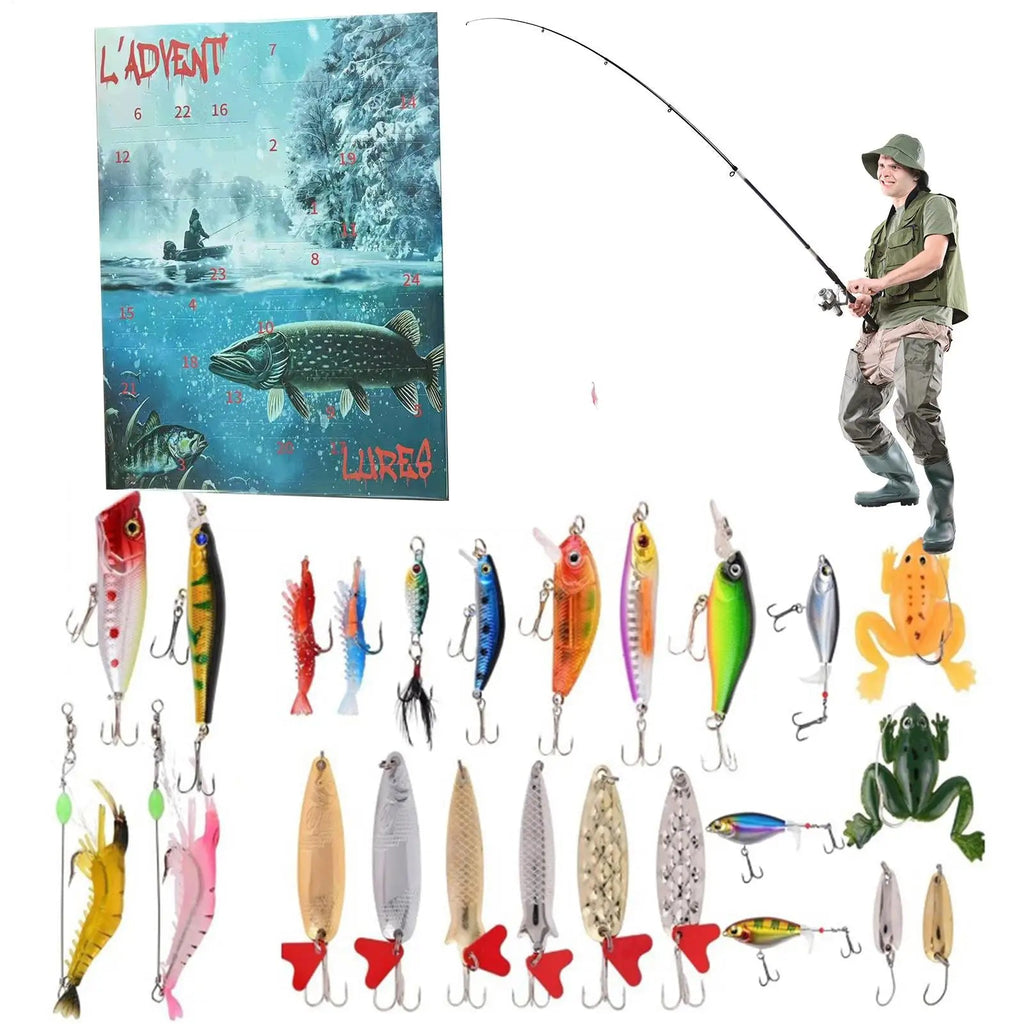 Fishing Lure Advent Calendar 2026 with 24 Baits – New Tackle for the Season Ahead – Image 2