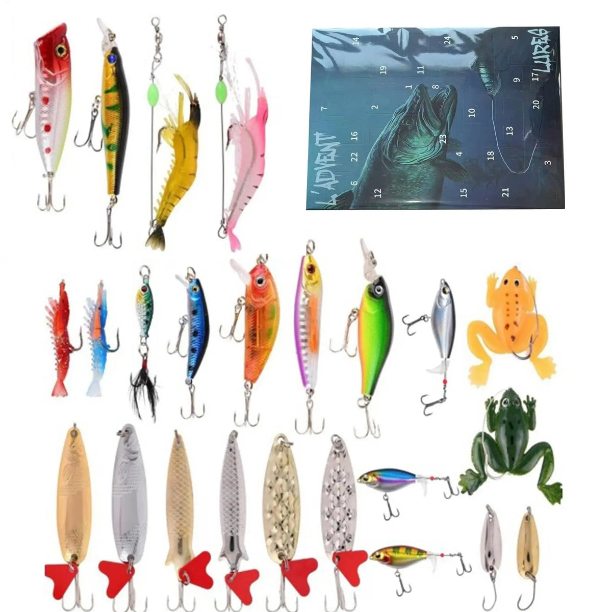 Fishing Lure Advent Calendar 2026 with 24 Baits – New Tackle for the Season Ahead – Image 5