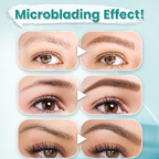 Eyebrow Pencil with Four Tips – Draws Individual Hair Strokes – Image 8