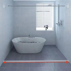 Silicone Shower Water Stopper with Adhesive Strip – Keeps Water in the Shower – Image 6