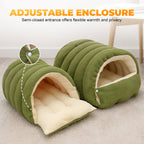 Cat Cave with Adjustable Opening – Switches Between Cozy Cave and Open Bed – Image 8