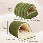 Cat Cave with Adjustable Opening – Switches Between Cozy Cave and Open Bed – Image 10