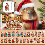 Capybara Advent Calendar 2026 with 24 Acrylic Charms – For the Tree, Backpack or Car – Image 3