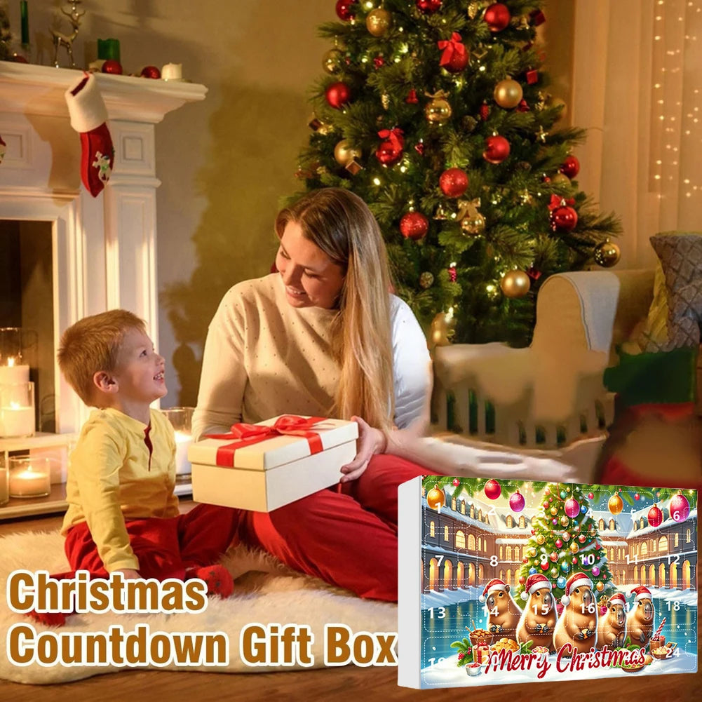 Capybara Advent Calendar 2026 with 24 Acrylic Charms – For the Tree, Backpack or Car – Image 6