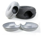 Donut Cat Bed with Raised Rim – Gives Your Cat Something to Lean Against – Image 6