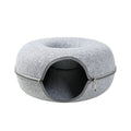 Katzenbett in Donutform – hoher Rand zum Anlehnen – Bild 1