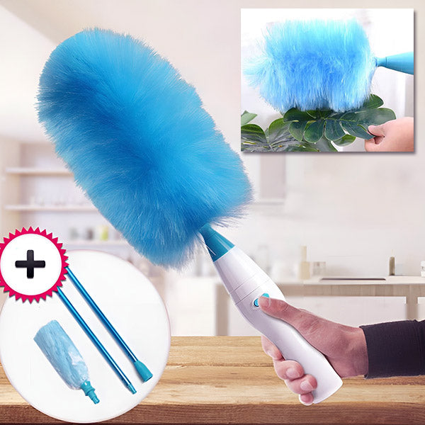 Rotating Duster with Telescopic Handle – Traps Dust Instead of Spreading It – Image 3