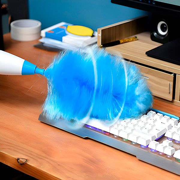 Rotating Duster with Telescopic Handle – Traps Dust Instead of Spreading It – Image 4