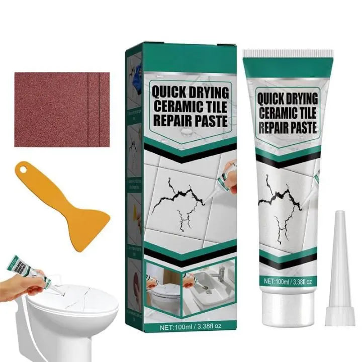 Reparaturpaste für Fliesen – füllt Absplitterungen und Risse – Bild 2
