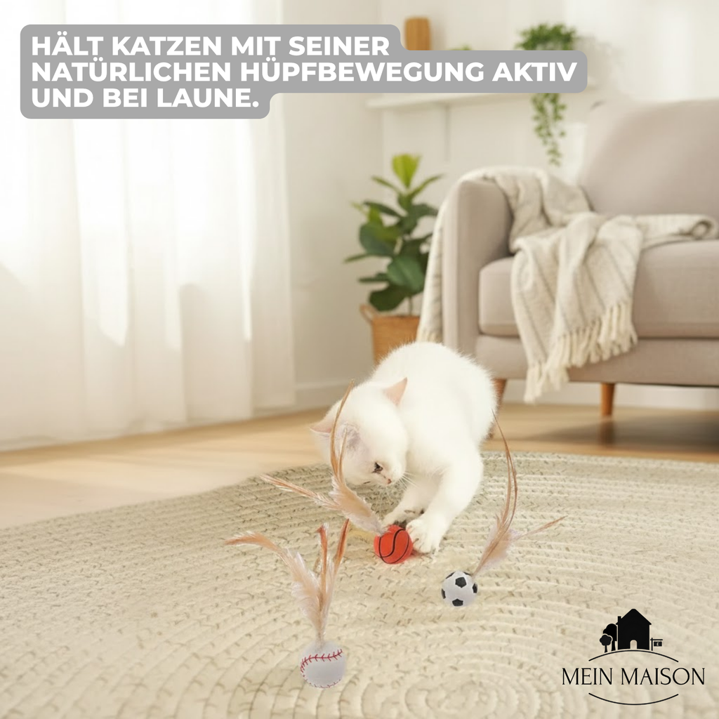 Sprungball für Katzen – rollt unberechenbar, ohne Batterien – Bild 8