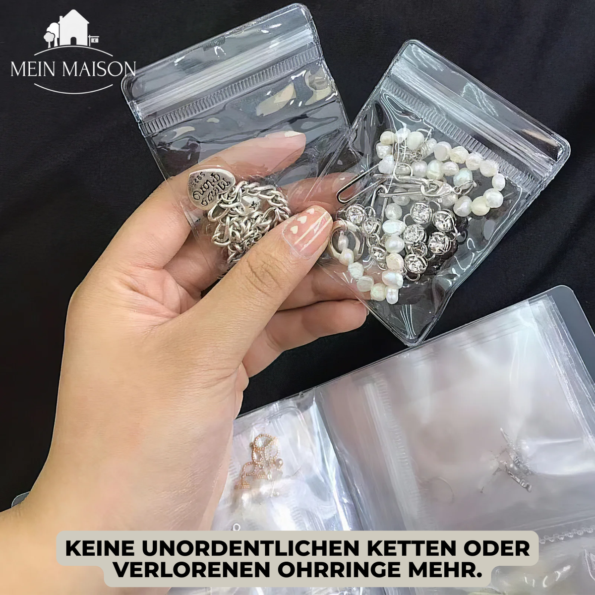 Schmuckbuch mit dreißig Hüllen – jedes Stück in einer eigenen Tasche – Bild 8