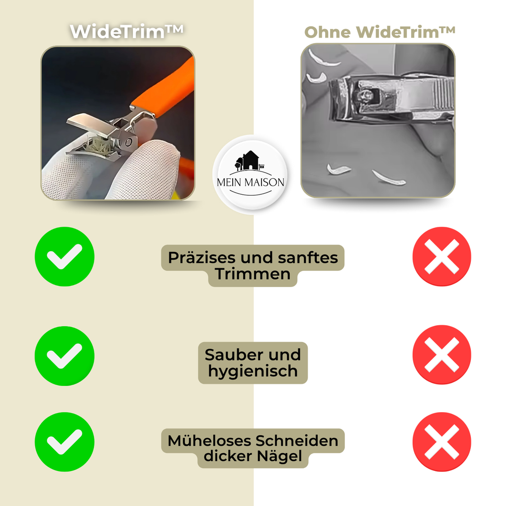Nagelknipser mit breiter Öffnung – fängt die Späne auf – Bild 7