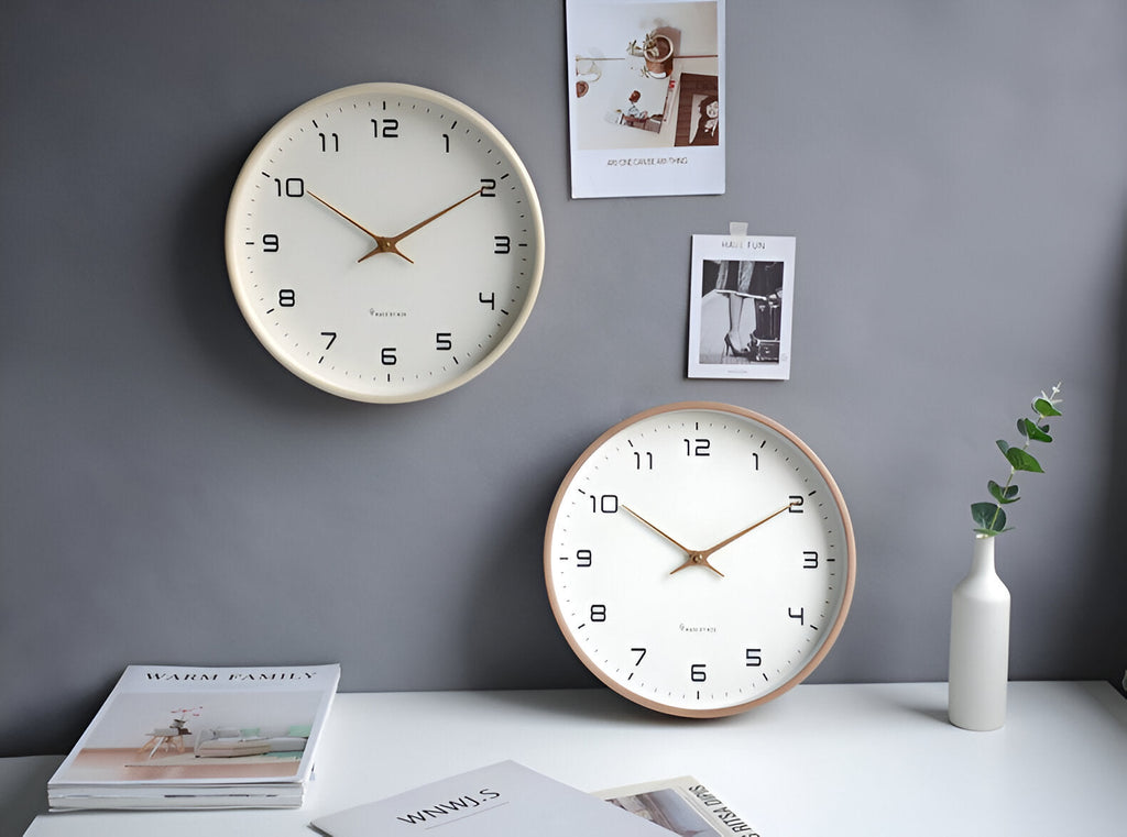 Wooden Frame Wall Clock with Silent Movement – No Ticking at Night – Image 5