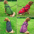 Dog Jacket with Built-In Harness – Wind- and Water-Repellent – Image 2