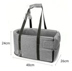 Raised Car Seat for Small Dogs – Straps Securely to the Seat – Image 5