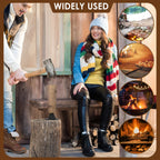 Carbon Steel Kindling Splitter – Split Firewood Without an Ax – Image 3