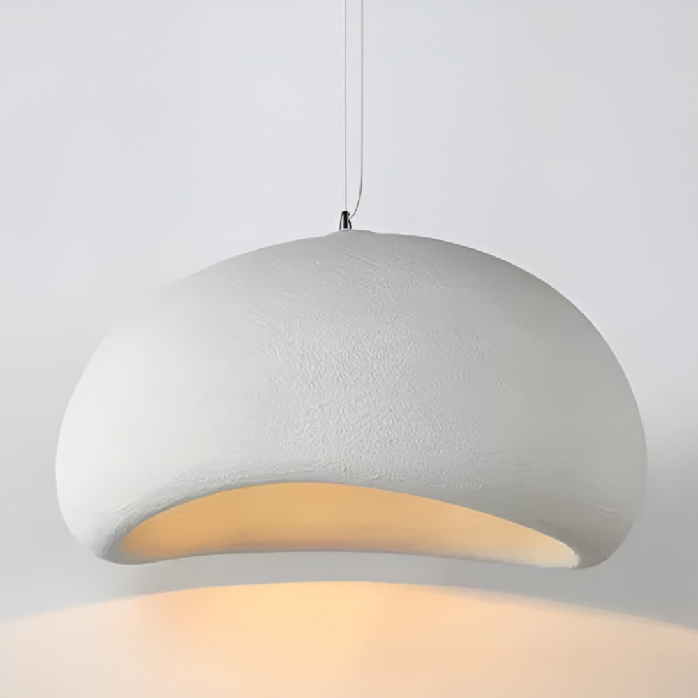 Hängeleuchte im Wabi-Sabi-Stil – handgeformt, in vier Durchmessern – Bild 5