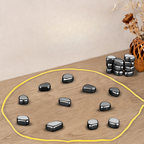 Magnetic Strategy Game for Two or More – Large Stones, with Storage Bag – Image 4