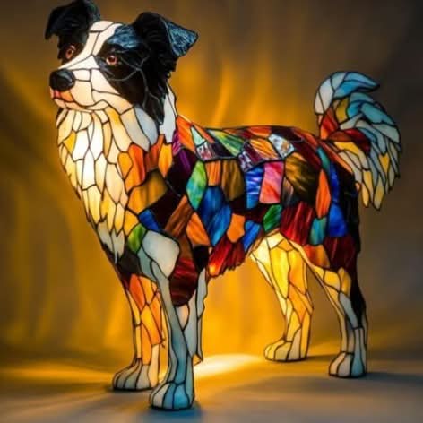 Nachtlampe als Hundefigur – warmweißes Licht, über USB betrieben – Bild 3